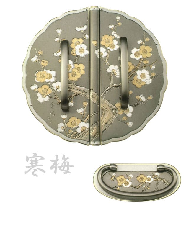 桐たんす金具【寒梅】